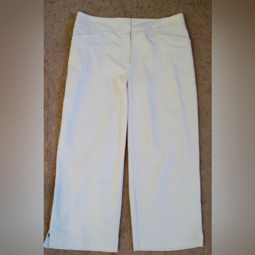 TAIL Women's Straight Leg Classic Beige Golf Pants Size 12